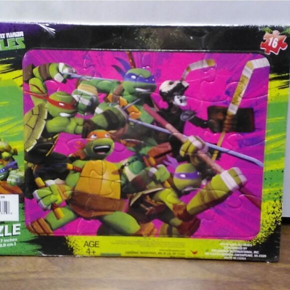 Teenage Mutant Ninja Turtles puzzle 16 pc Age 4+ - Picture 1 of 3